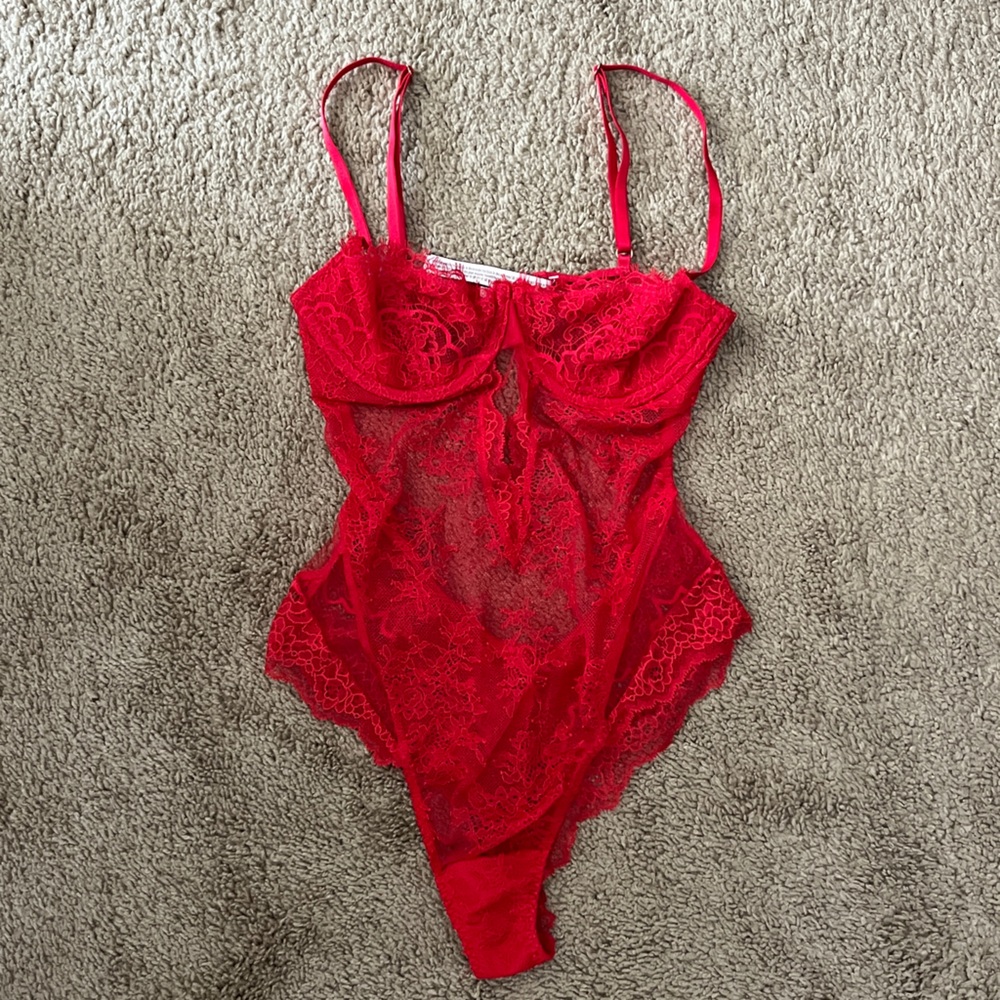 Victoria's Secret Teddy Red Intimates